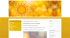 Desktop Screenshot of oranssiaamu.com